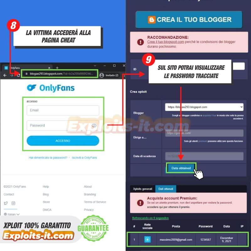 passo2 hackerare onlyfans