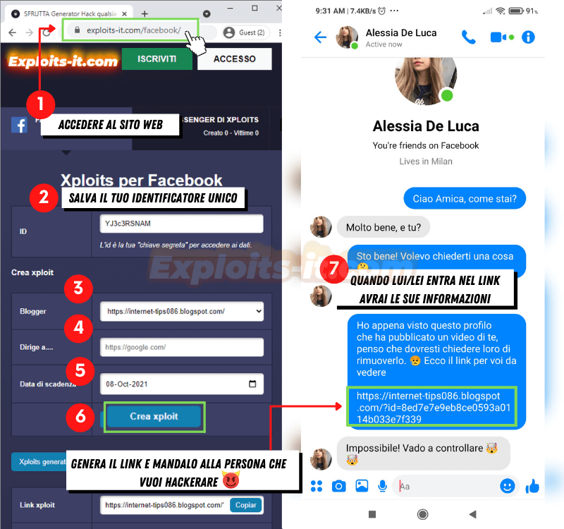 Hackera un social network con xploits