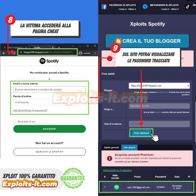passaggi per hackerare spotify 8 e 9